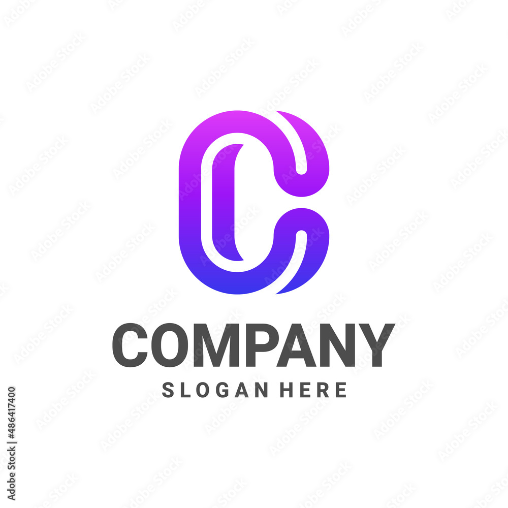 Illustration vector graphic of Latter C, good for logo design Illustration vector graphic of Latter C, good for logo design