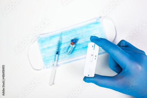 Medical glowes, test and vaccine for protecting infection during Coronavirus pandemic.