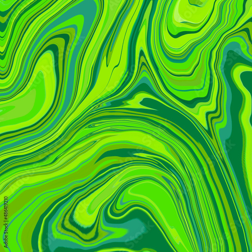 Quadro su tela Bright textured stones pattern in green colors Colourful irregular geos fashion
