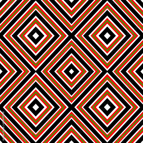 diamond cloth pattern.Ikat geometric folklore ornament with diamonds. Tribal ethnic vector texture. Seamless striped pattern in Aztec style. Folk embroidery.