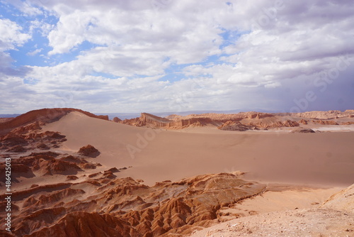 チリのアタカマ砂漠の月の谷