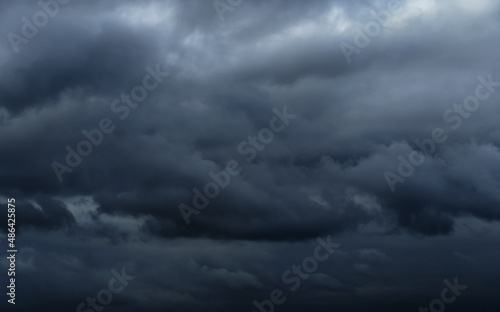 Photography beautiful dark dramatic sky with stormy clouds before the rain or snow