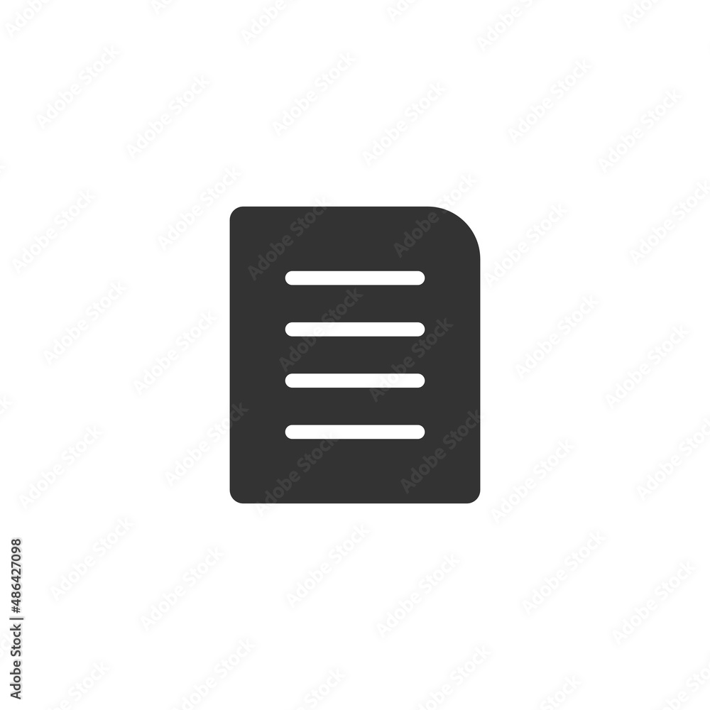 Contract document icon in flat style. Report folder stamp vector illustration on isolated background. Paper sheet sign business concept. Contract document icon in flat style. Report folder stamp vector illustration on isolated background. Paper sheet sign business concept.