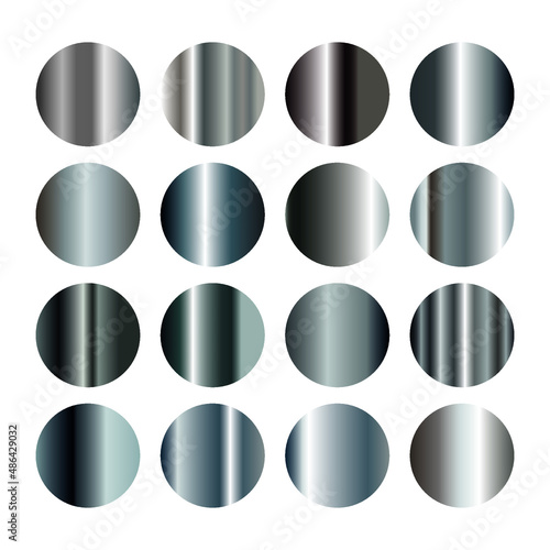Silver Metal Gradient set collection Shin Luxury Bright