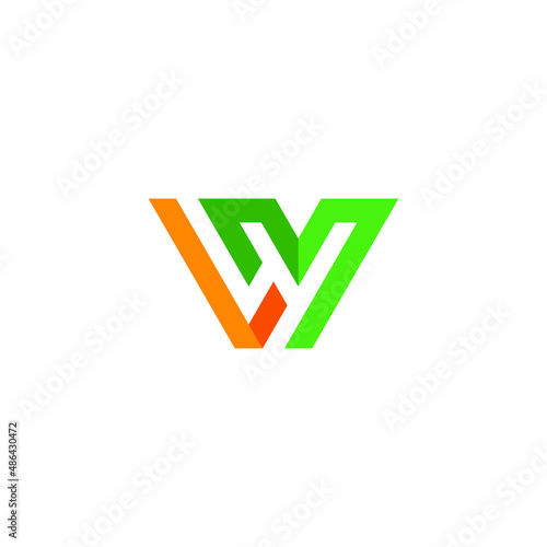 LV LM Letter, Modern Wordmark Logo Design Vector

