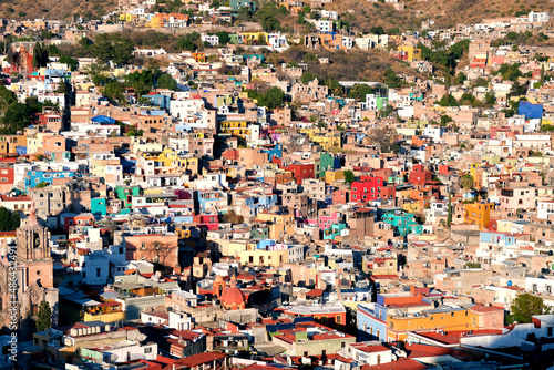 Panoramic view at Guanajuato town, Mexico