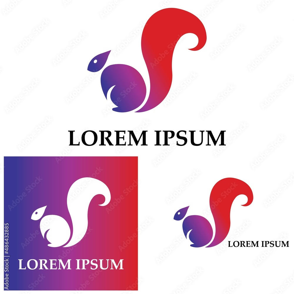 Squirrel symbol illustration vector icon background Squirrel symbol illustration vector icon background