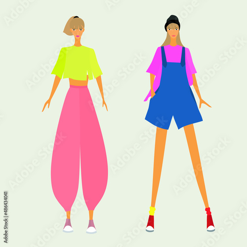 Stylish street fashion for girl