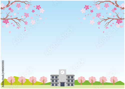 春　入学　新学期　背景