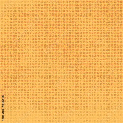 Sand Color Halftone Dotted Background. Yellow And Brown Abstract Polka Dots Pattern. Digitally Generated Image. Vector Illustration, Eps 10.