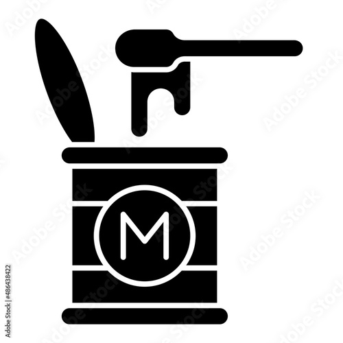 condensed glyph icon