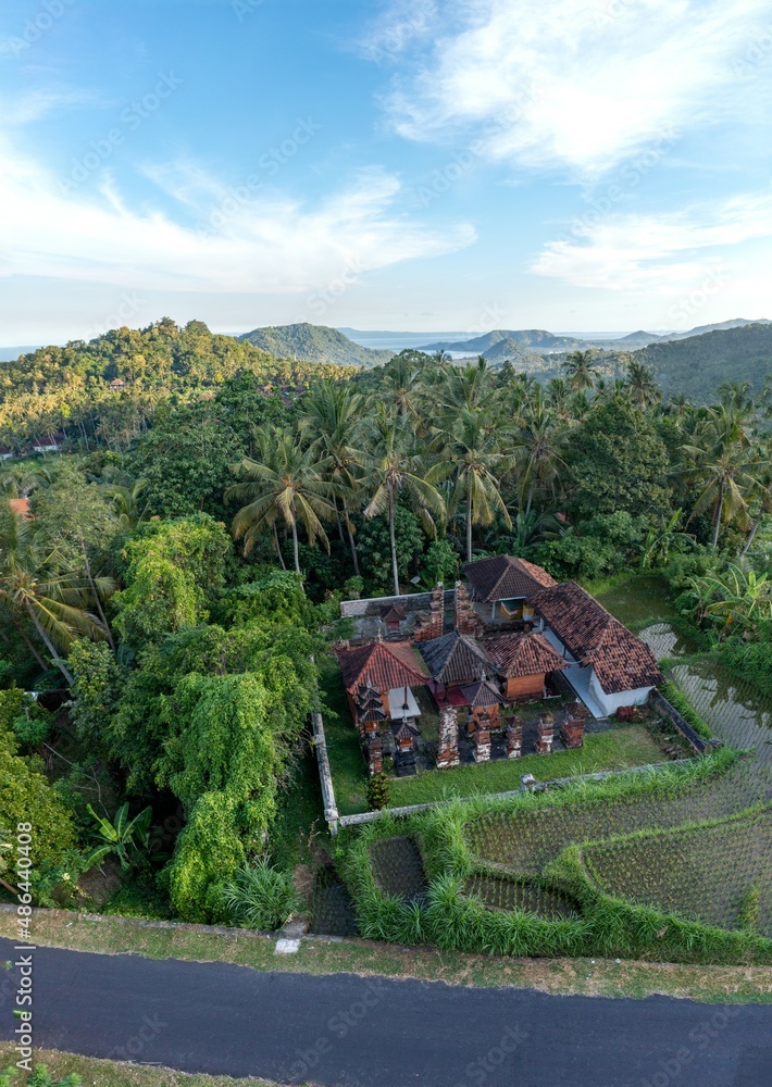 Temple in the mountains, Hindu temple in Bali, Indonesia. Temple in the mountains, Hindu temple in Bali, Indonesia.