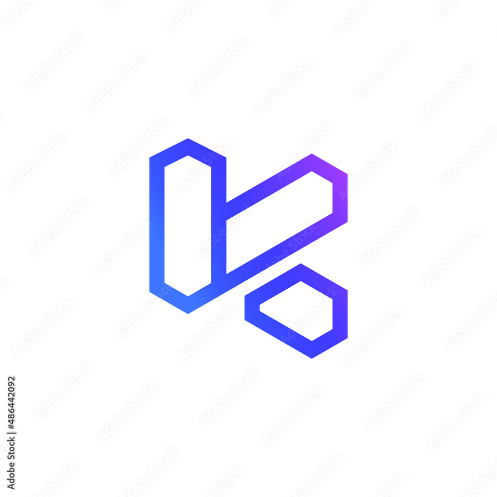 K Letter Line style Hexagon, Block Chain Crypto Technology Logo Design Vector
K Letter Line style Hexagon, Block Chain Crypto Technology Logo Design Vector