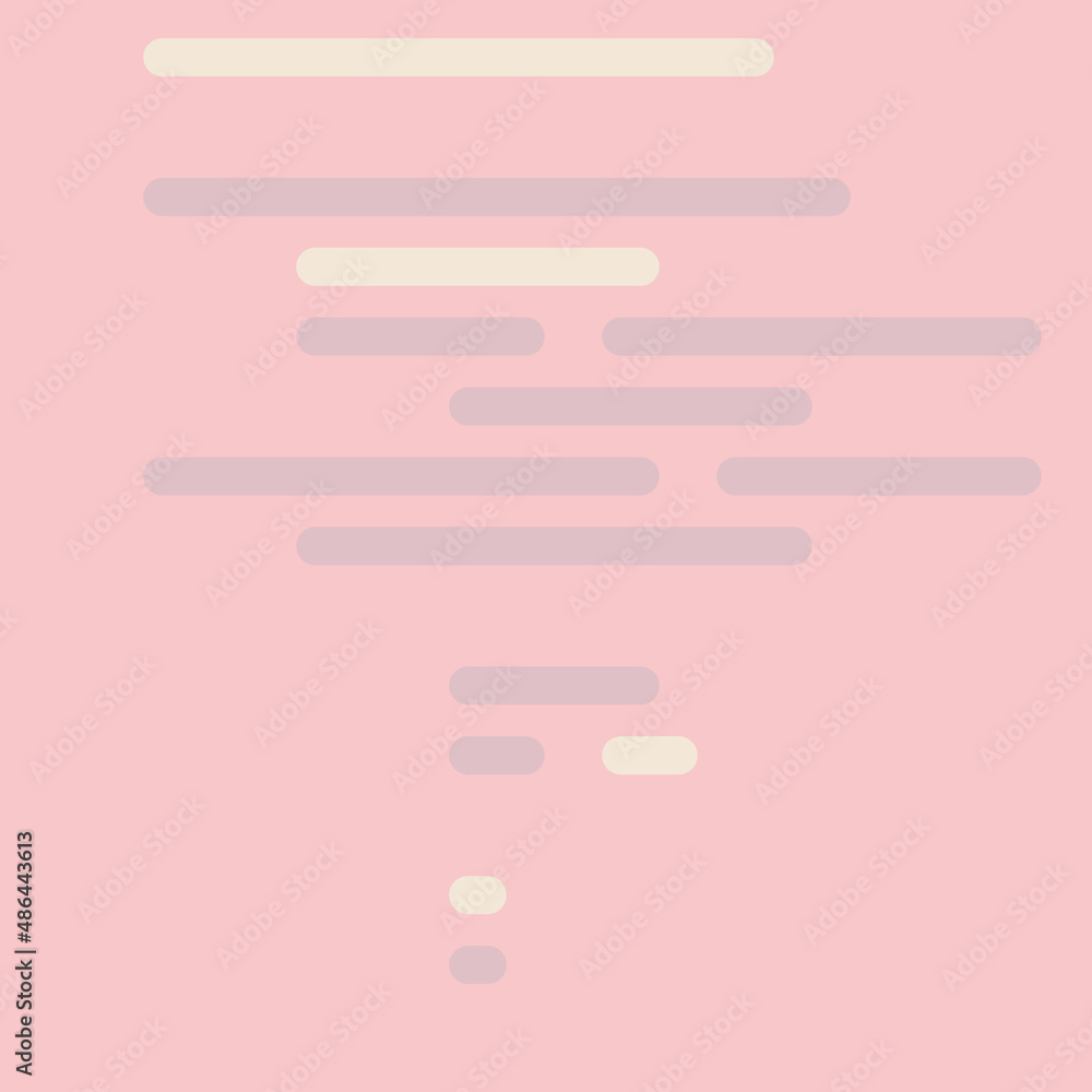 Code on screen vector illustration, flat cartoon coding lines simulation Code on screen vector illustration, flat cartoon coding lines simulation