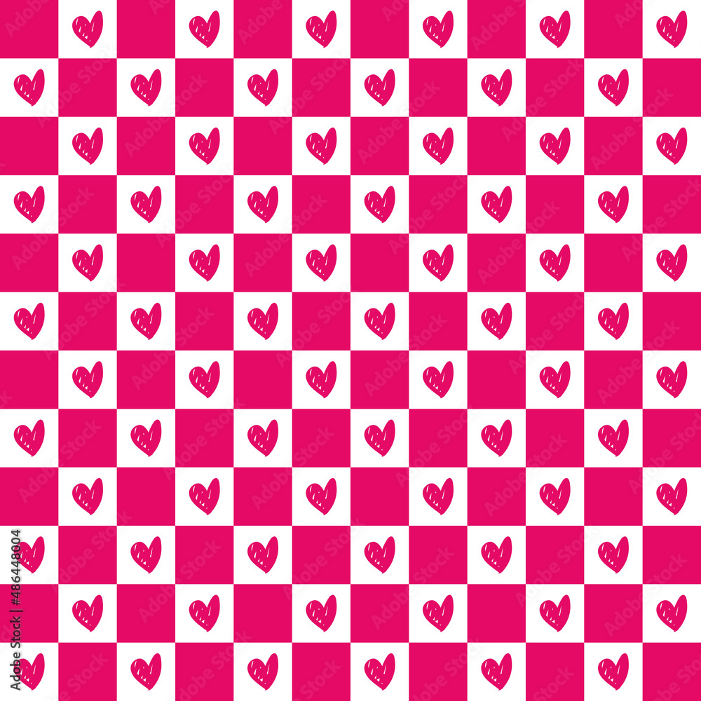 Simple hearts seamless pattern. Valentines day background. Simple hearts seamless pattern. Valentines day background.