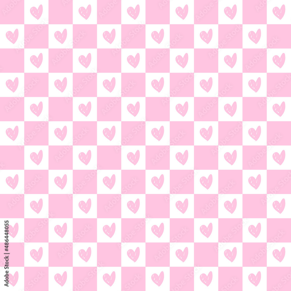 Simple hearts seamless pattern. Valentines day background. Simple hearts seamless pattern. Valentines day background.