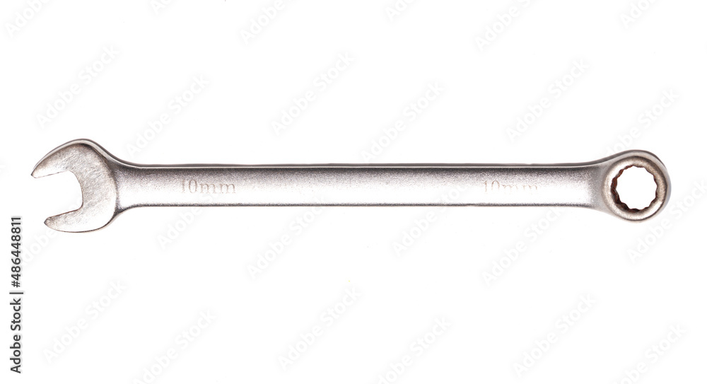 Wrench metal spanner isolated on white background Wrench metal spanner isolated on white background