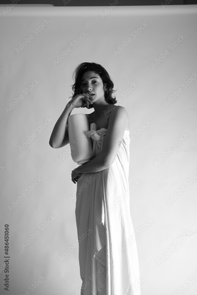 Fototapeta premium model woman photographed in studio