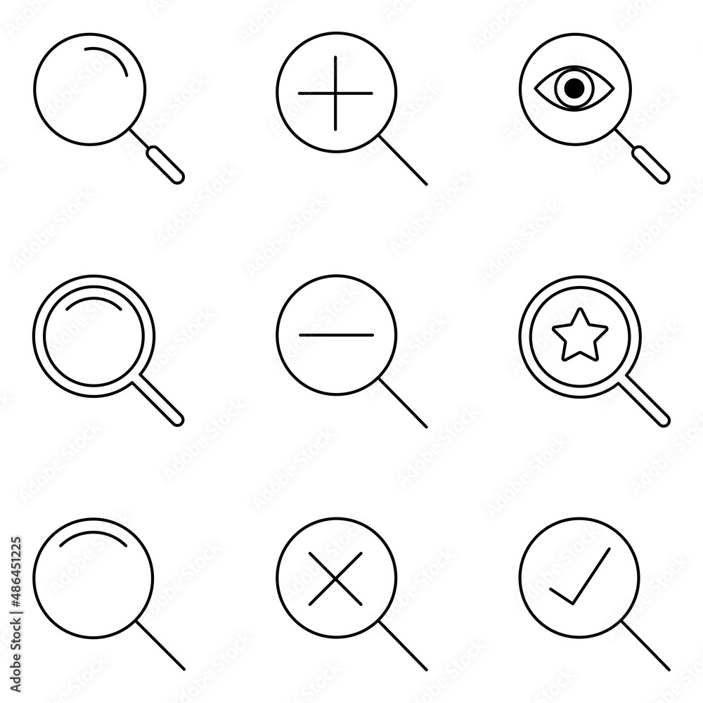 symbol icon study study magnifying glass symbol icon study study magnifying glass