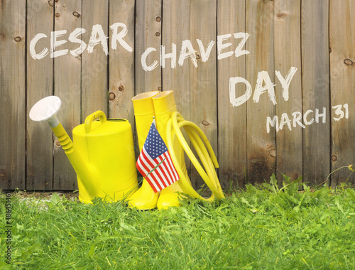 Cesar Chavez day. 31 march, USA national holiday. photo