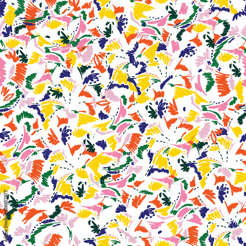 Seamless brush strokes in trendy colors Artistic, modern, creative, Design for fashion , fabric, textile, wallpaper, cover, web , wrapping