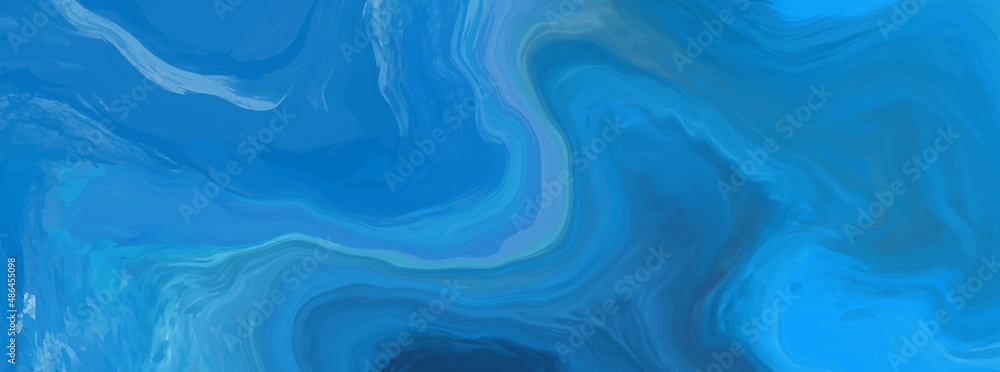 Elegant banner template design with blue paint. Elegant banner template design with blue paint.