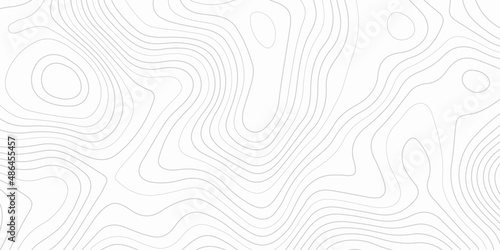 The black on white contours vector topography stylized height of the lines,  Dark on black. Ultra wide size. Vector illustration and geography map grid abstract backdrop.