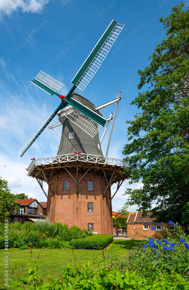 Papenburg (Emsland) Innenstadt Windmühle