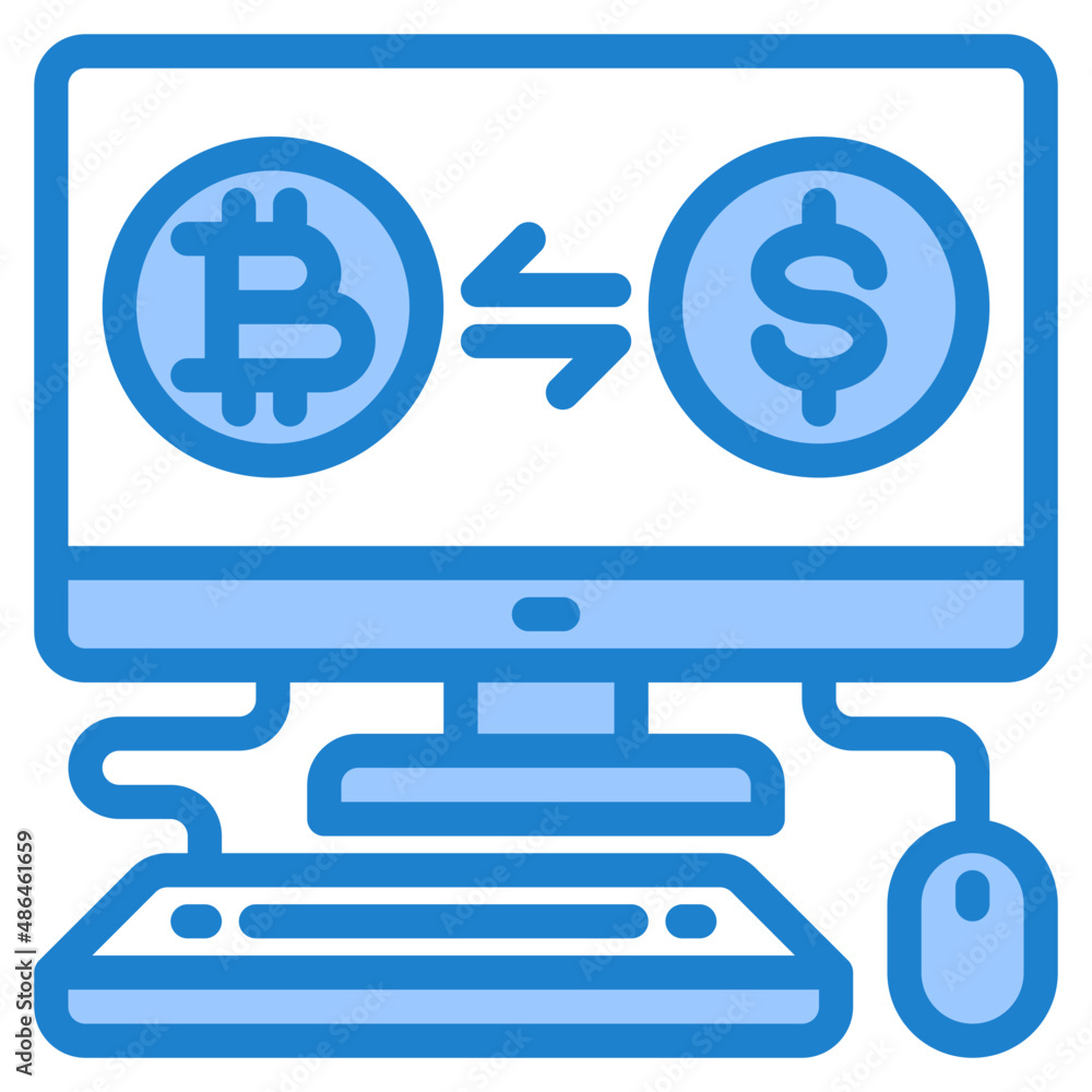 exchange blue style icon exchange blue style icon