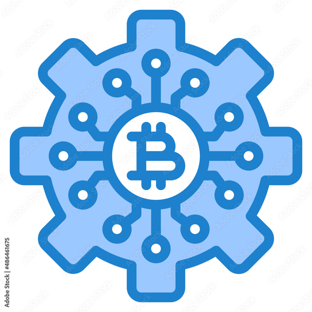 gear blue style icon gear blue style icon
