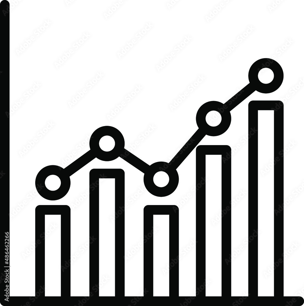 Charts Line Icon Charts Line Icon