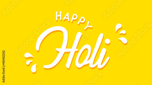 Holi. Festival of colors. Indian holiday. Banner. Vector illustration