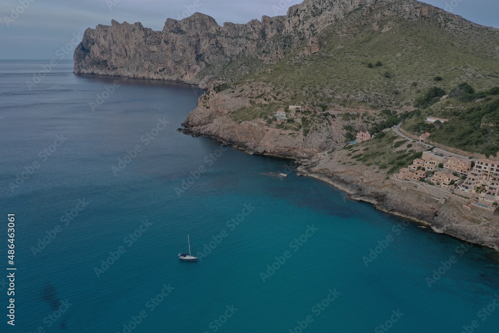 Balearic islands Aerial virew
Beaches Coast Tramuntana Pto Soller
Summer Vacations 
Aerial View