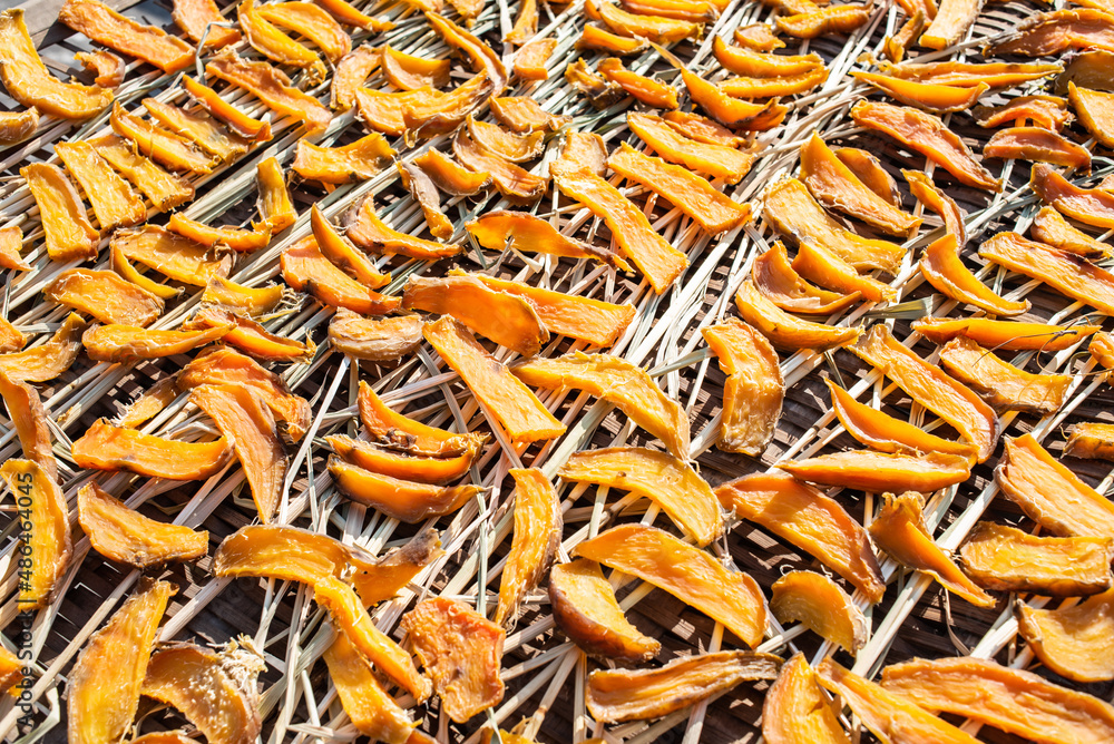 Chinese Hunan food, dried sweet potato Chinese Hunan food, dried sweet potato