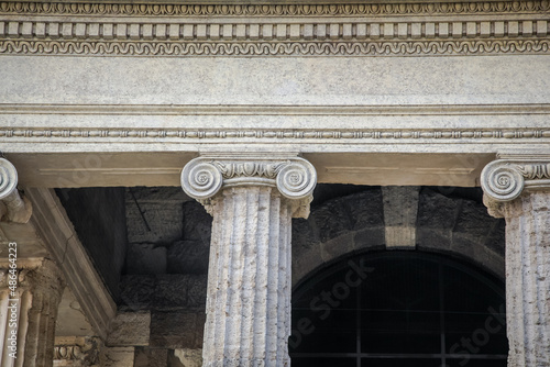 The Ionic Order is one of the three ancient Greek architectural orders