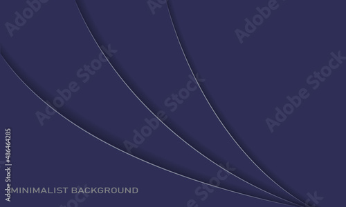 minimalistic blue background with abstract lines