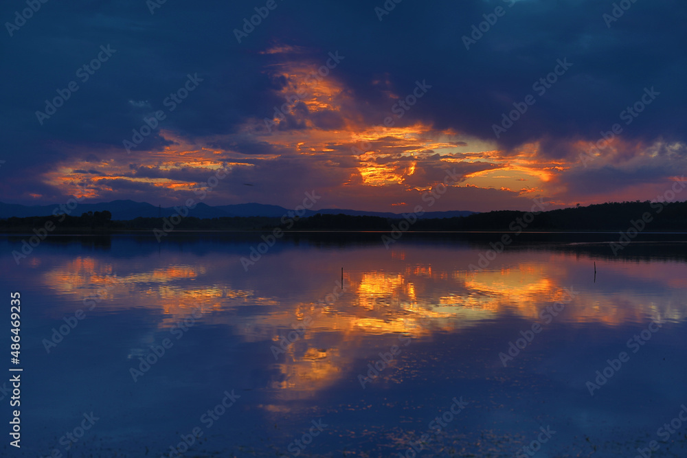 Australian Lake sunset