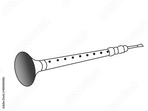 Indian music instrument shehnai photo
