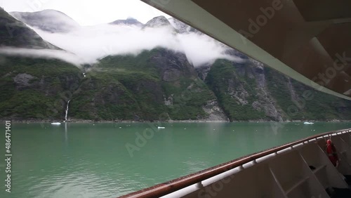 A beautiful shot of Tracy Arm, Alaska, USA