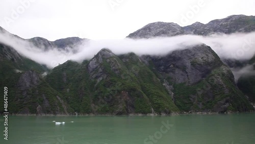 A beautiful shot of Tracy Arm, Alaska, USA