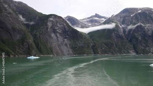 A beautiful shot of Tracy Arm, Alaska, USA