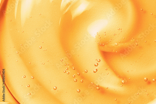 Canvas Print Orange gel texture background