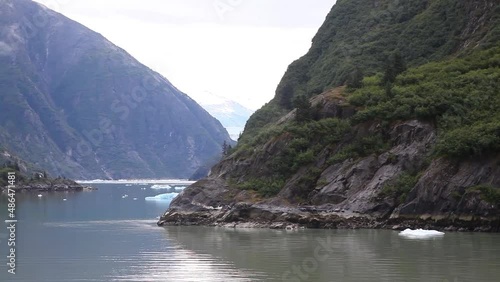 A beautiful shot of Tracy Arm, Alaska, USA