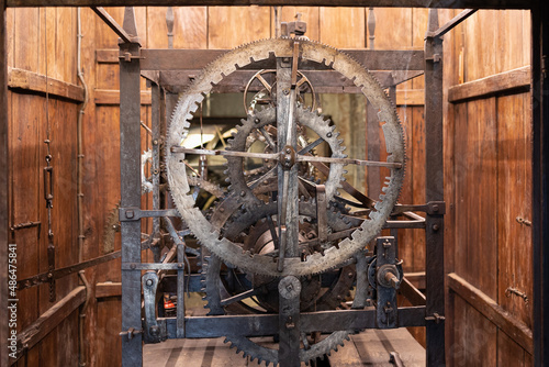 Ancient Circular Iron Mechanisms for the Movement of the Mechanical Clock of a Tower