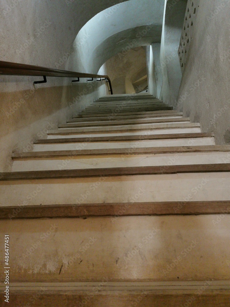 Naklejka premium staircase in the building