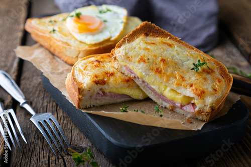 croc monsieur and croc madam sandwiches