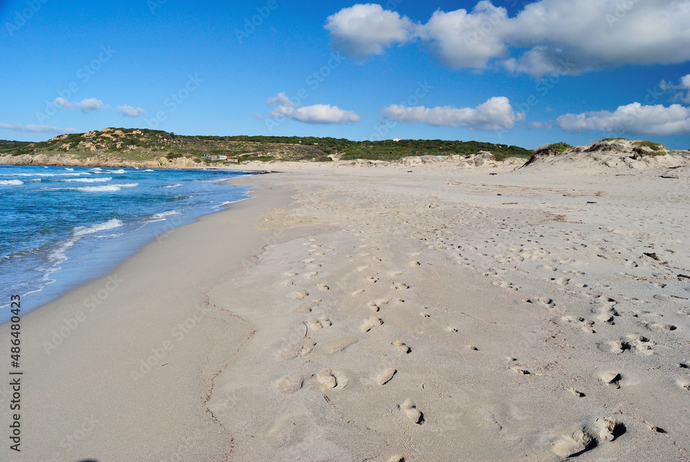 Veduta della spiaggia di Rena Maiori Veduta della spiaggia di Rena Maiori