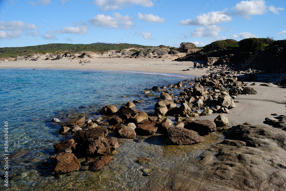 Veduta della spiaggia di Rena Maiori Veduta della spiaggia di Rena Maiori