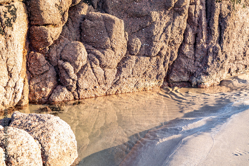 The beautiful stones at Cloughglass bay and beach by Burtonport in County Donegal - Ireland photo