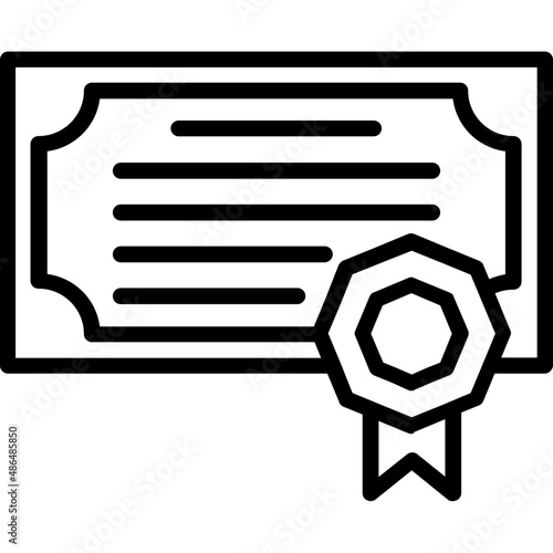 Certificate Icon 